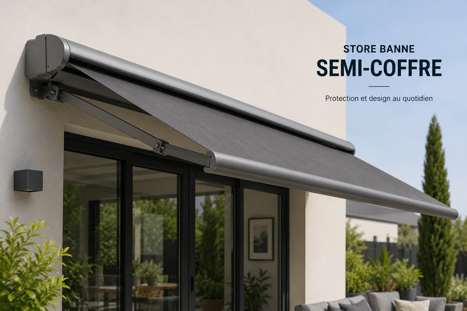 store banne semi-coffre - Ben store