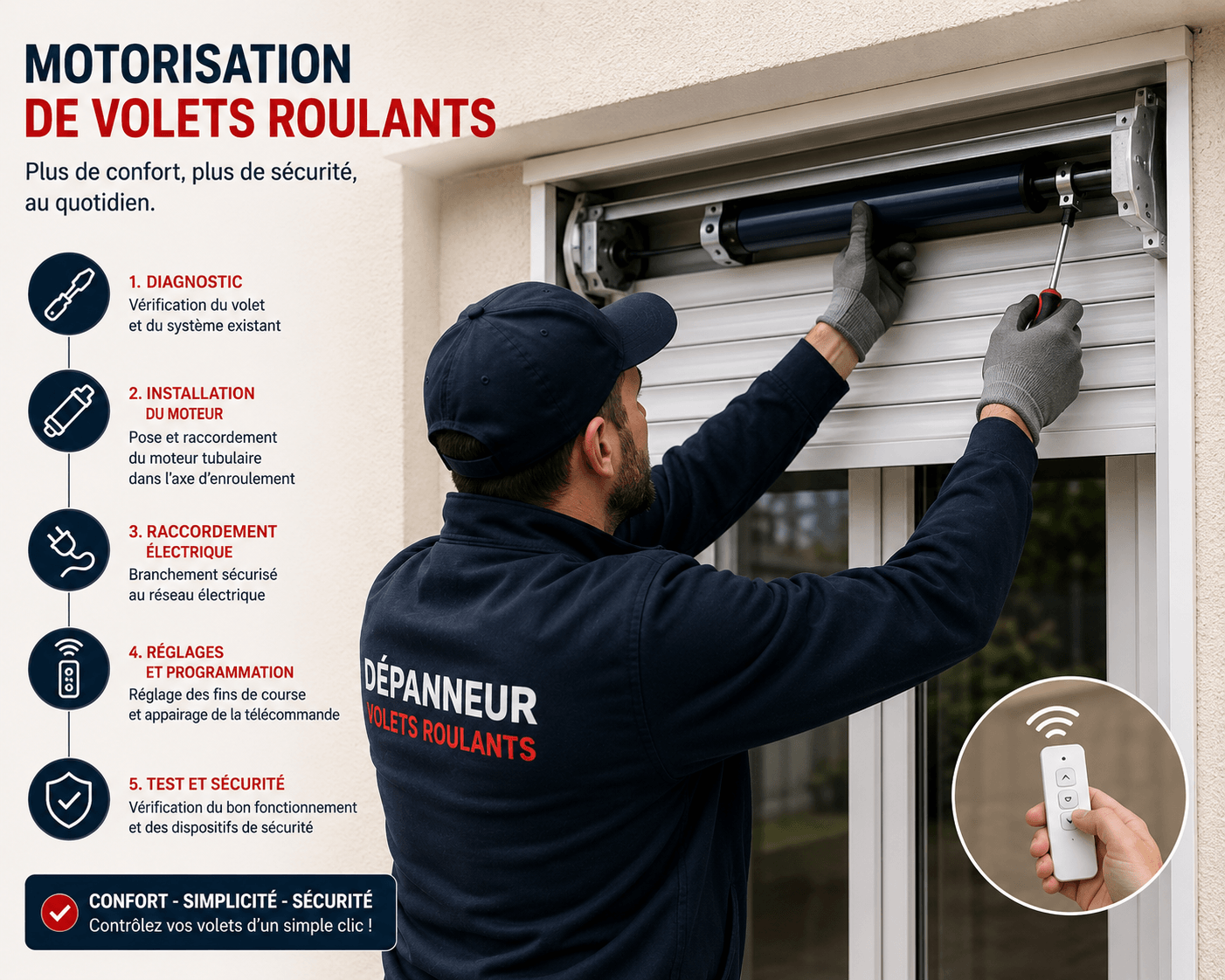 motorisation de volets roulants - Ben Store