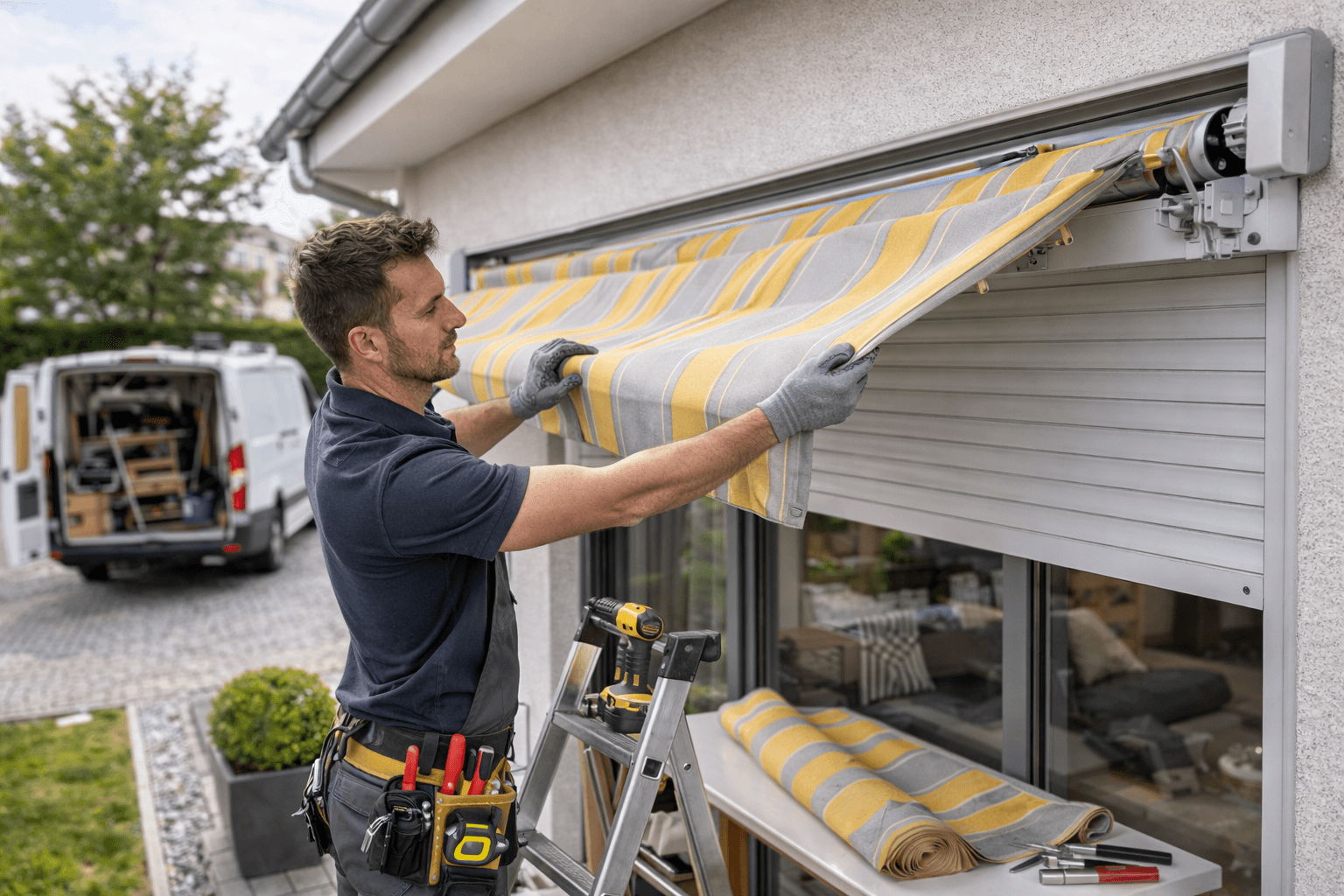 technicien de motorisation store banne - Ben Stor